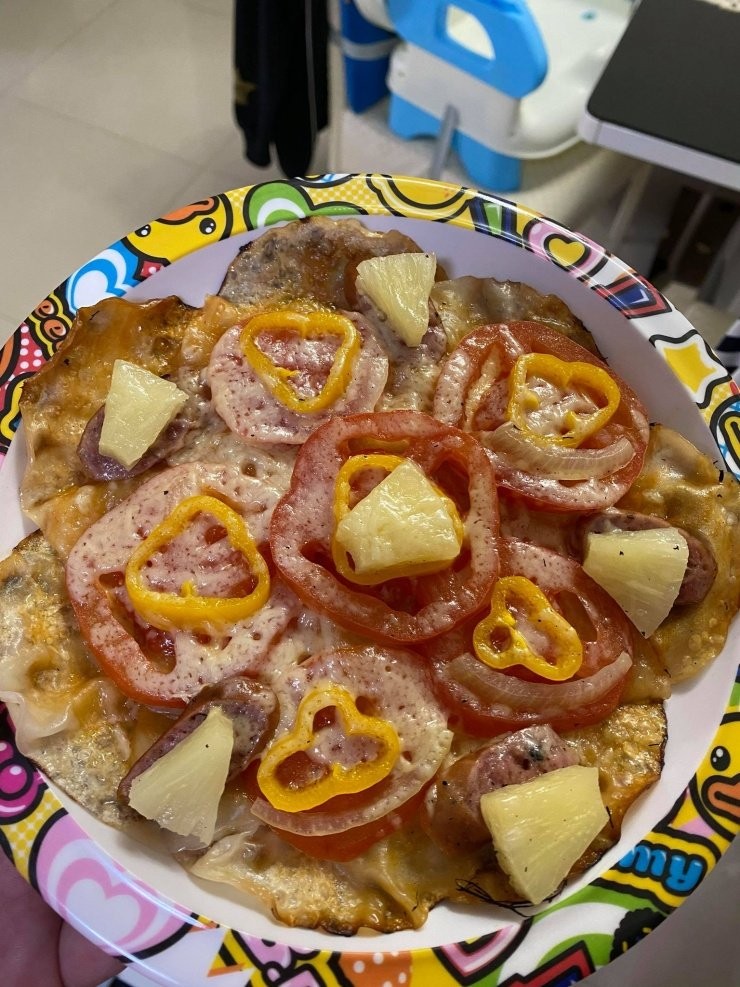 煮媽媽 - 餃子皮pizza