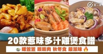 20款惹味多汁雞煲食譜 暖笠笠 啖啖肉 秋冬食 最滋味