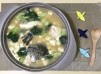 豆腐白菜滾三文魚頭湯