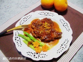 【驚喜春之味】 蜜柑醬雞腿排