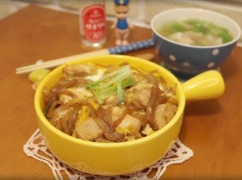 雞肉親子丼飯-雞肉和雞蛋的完美組合!!