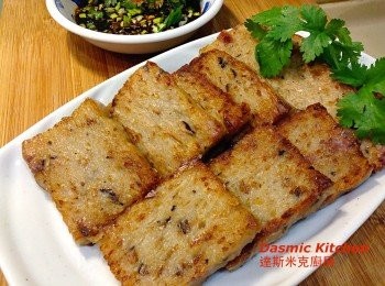 吻仔魚蘿蔔糕 (8吋圓模）～附『實作影片』～