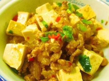 麻婆豆腐粉絲煲