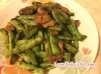 干扁欖菜四季豆炒豬腩肉
