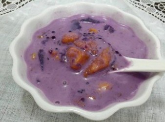 椰芒紫薯西米撈