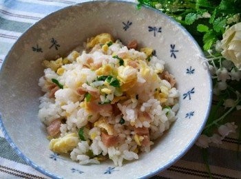 香蔥菜圃蛋炒飯 ~ 純樸的味道