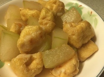 蝦膠豆卜煮冬瓜