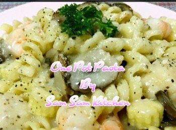 One Pot Pasta (白汁海鮮螺絲粉）