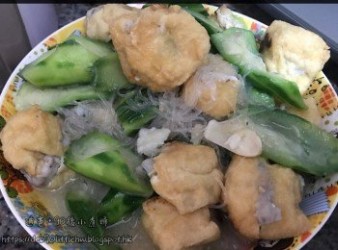 勝瓜炆魚肉釀豆卜-有營小菜