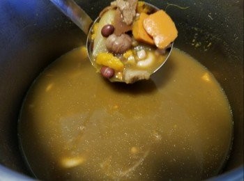 南瓜蕃薯雜豆素湯