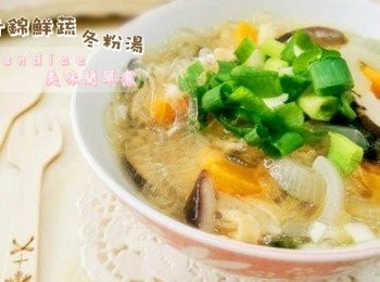 【什錦鮮蔬冬粉湯】