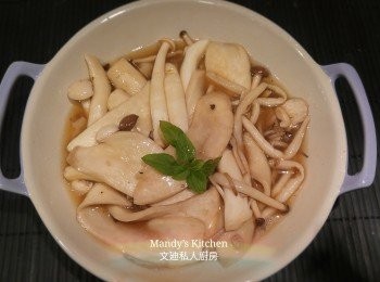 黑松露炒什菇