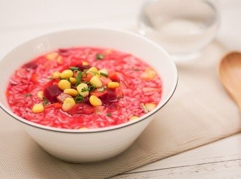 抗氧粟米紅菜頭粒素湯飯