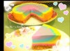 彩虹芝士凍餅6吋模