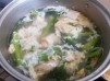 鹹蛋豆腐芥菜湯