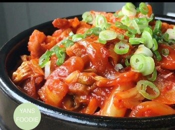 泡菜豬肉蓋飯