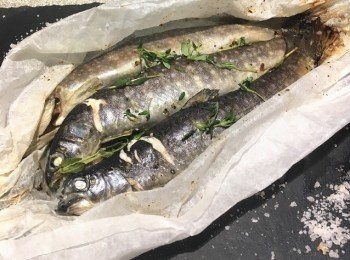 檸檬香草焗鱒魚