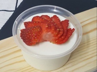 草苺意式奶凍