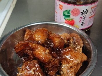 草莓柚子骨【高島柚子甜品食譜大招募】