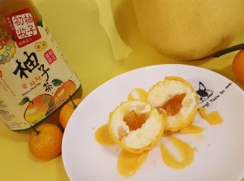 柚子流心醬配檸檬慕斯【高島柚子茶甜品食譜大招募】