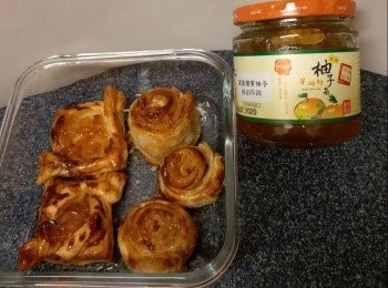 盒子， 卷物柚子茶甜品【高島柚子茶甜品食譜大招募】