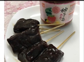 朱古力柚子茶糯米糕【高島柚子茶甜品食譜大招募】