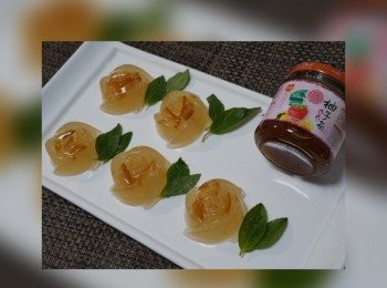 草莓柚子凍 【高島柚子茶甜品食譜大招募】