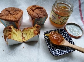 柚子蜜戚風cupcake蛋糕【高島柚子茶甜品食譜大招募】