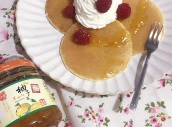 柚子pancake【高島柚子茶甜品食譜大招募】