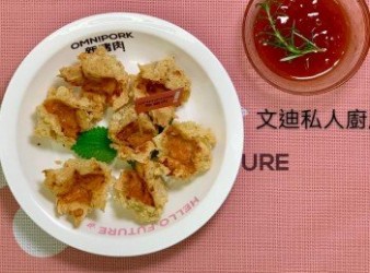 柚子酸甜醬芝士新豬肉釀豆腐卜 （素食）