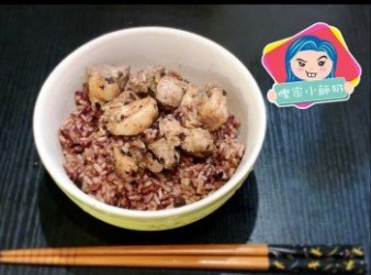 蒜頭豆豉排骨糙米飯