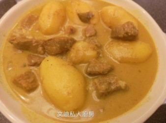 咖哩薯仔炆梅頭豬肉