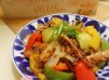 蒜蓉豆豉三色椒炒魷魚