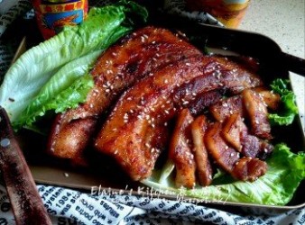 蝦醬乾煎豬腩肉