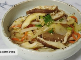 韓式炒冬菇絲