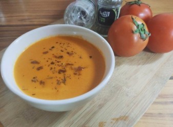 超creamy , 忌廉般的蕃茄湯 - Super Creamy Tomato Soup  (附影片