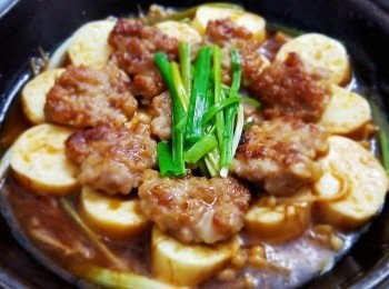 玉子豆腐肉餅煲