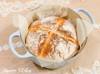 烘焙麵包🥯牛奶歐式麵包（鑄鐵鍋版）