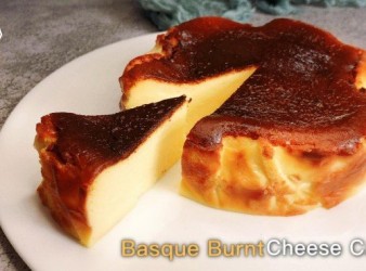 簡易甜品｜巴斯克芝士蛋糕 Basque Burnt Cheesecake
