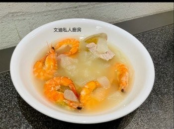 冬瓜粒海鮮湯飯