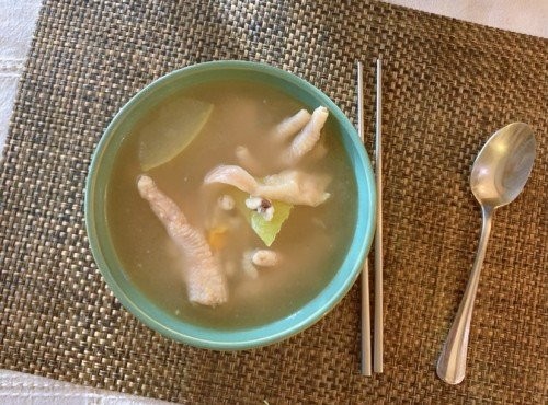 鸡脚螺肉冬瓜薏米芡实汤 胶原蛋白养颜汤