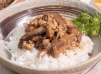 冬菇肉燥飯 Braised pork and mushrooms on rice