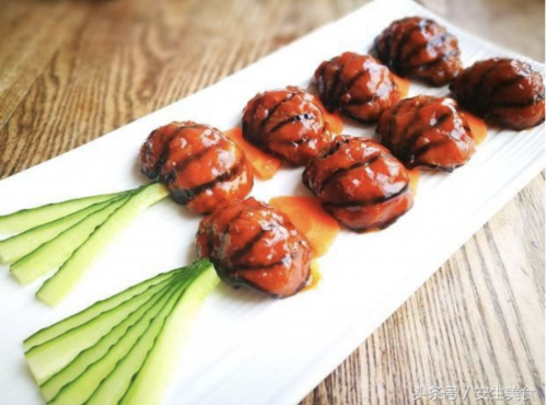 燈籠茄子  Eggplant lanterns with tomato sauce