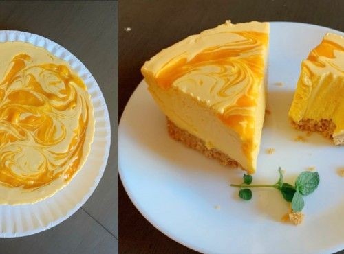 芒果芝 No bake Mango Cheesecake