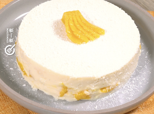 【甜品食譜】芒果牛奶凍糕 Mango & Milk Mousse Pudding #芒果甜