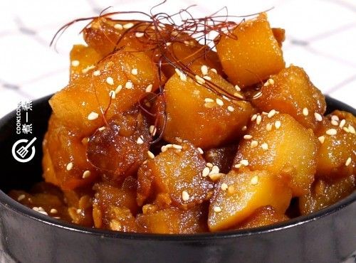 【韓式前菜】韓式醬煮薯仔 Korean Potato in Soy Sauce