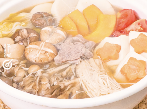 雜菌豆腐鍋 Mixed mushroom and bean curd hotpot