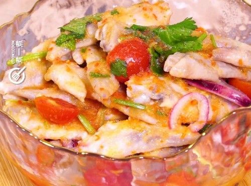 【酸辣惹味】泰式酸辣雞翼尖 Chicken wing tips in Thai style sour and chili sauce
