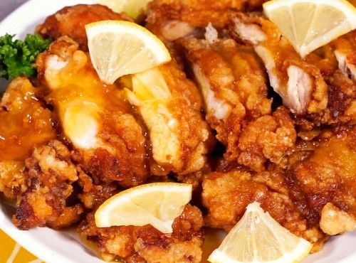 【港式經典】西檸雞 Deep fried chicken with lemon sauce in Hong Kong style