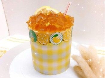 檸檬蛋黃醬夾餡伯爵茶慕絲夾層海綿凍檸茶蛋糕